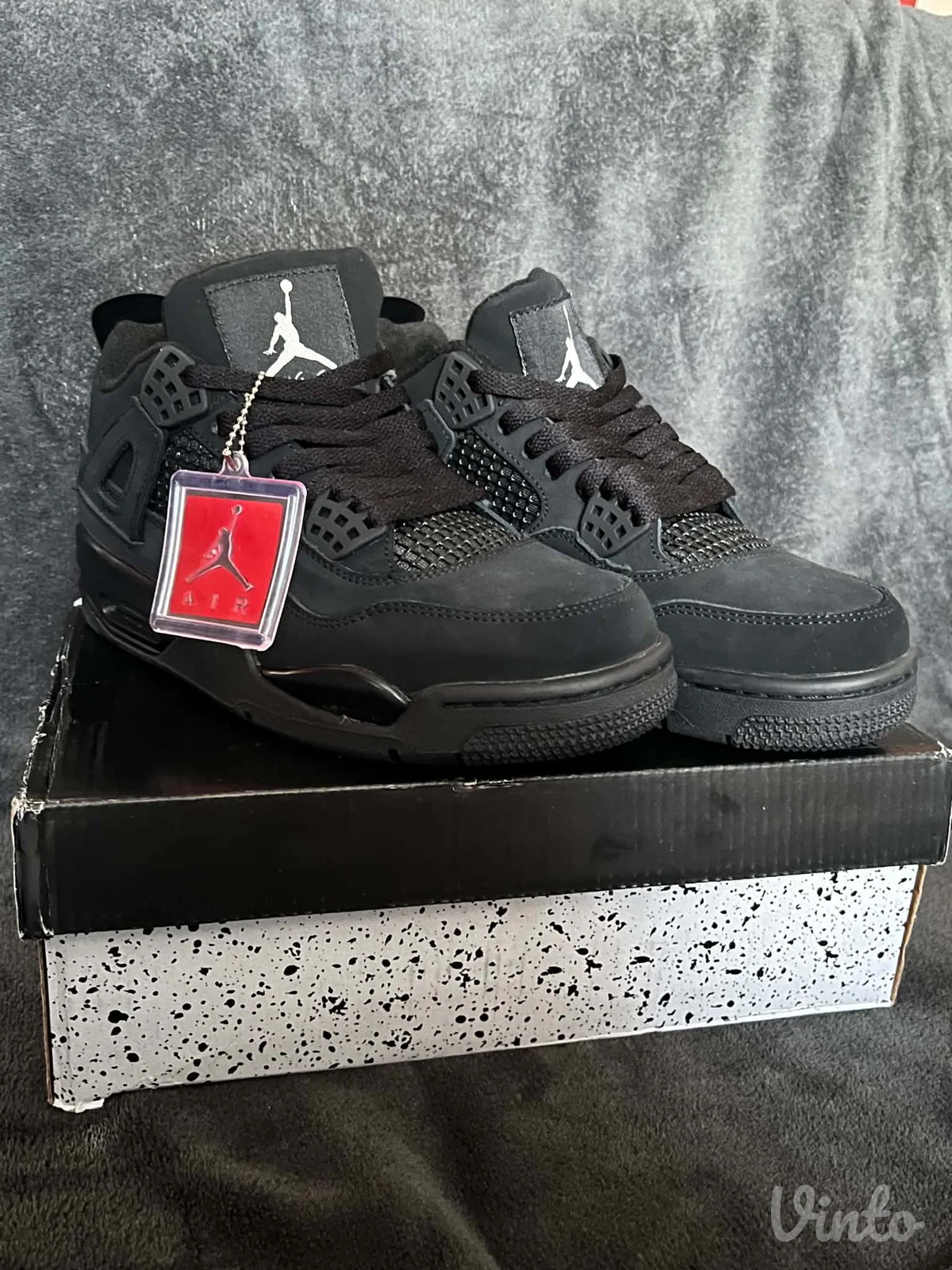 Nike Air Jordan Retro 4 Black Cat KOPIJA