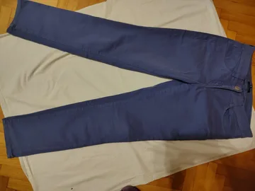 Tom Taylor pantalone,plavo-ljubičaste,vel. 36