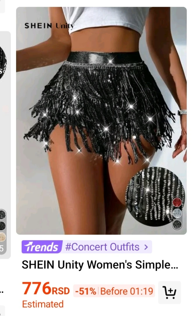 shein sorts