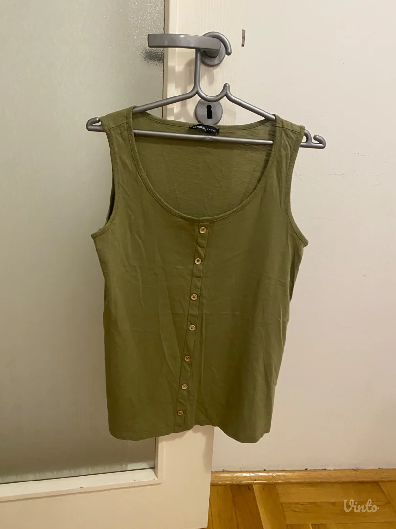 Zelena majica bez rukava