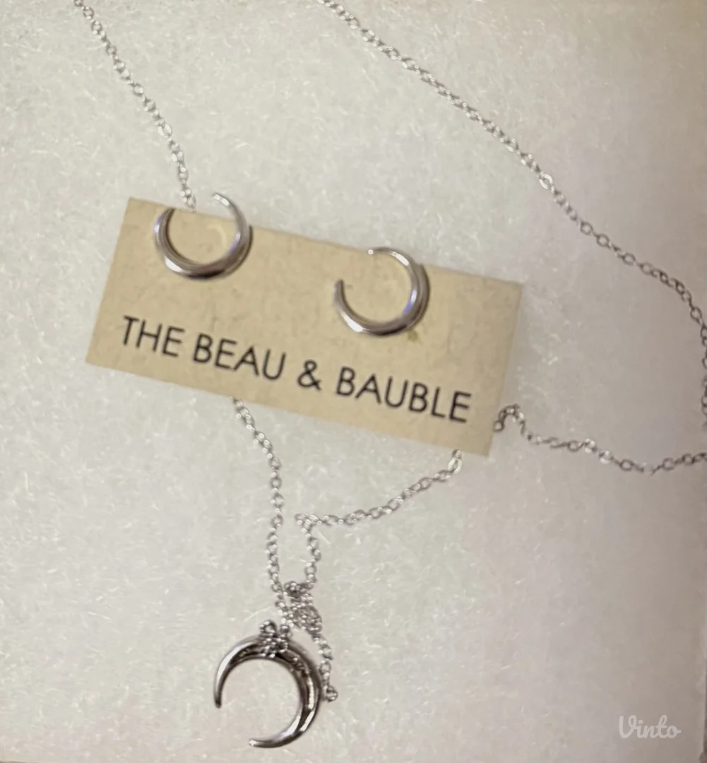 Set ogrlica i mindjuse SREBRO