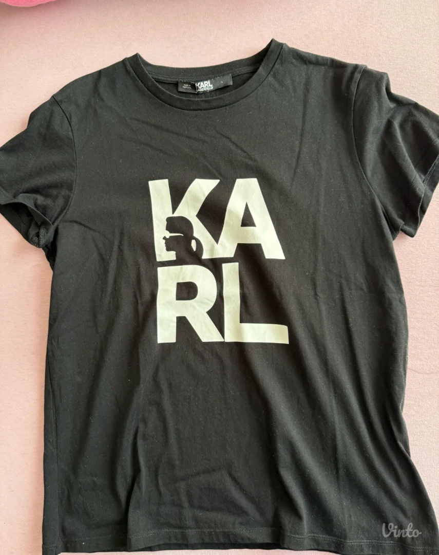 Karl Lagerfeld UNISEX crna majica