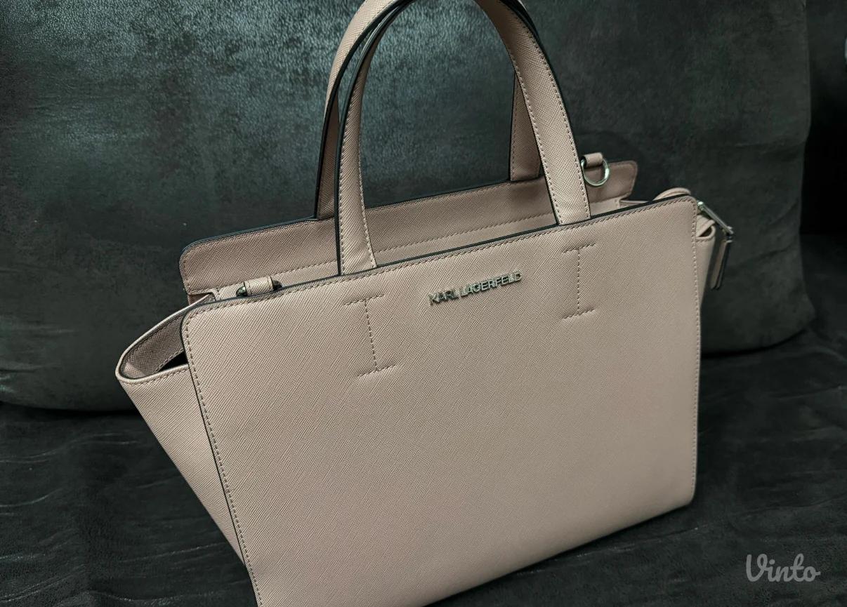 Karl Lagerfeld roze torba