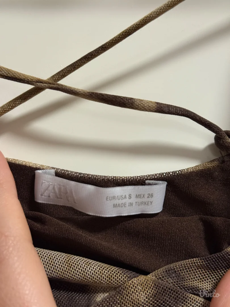 Zara letnja haljinica animal print