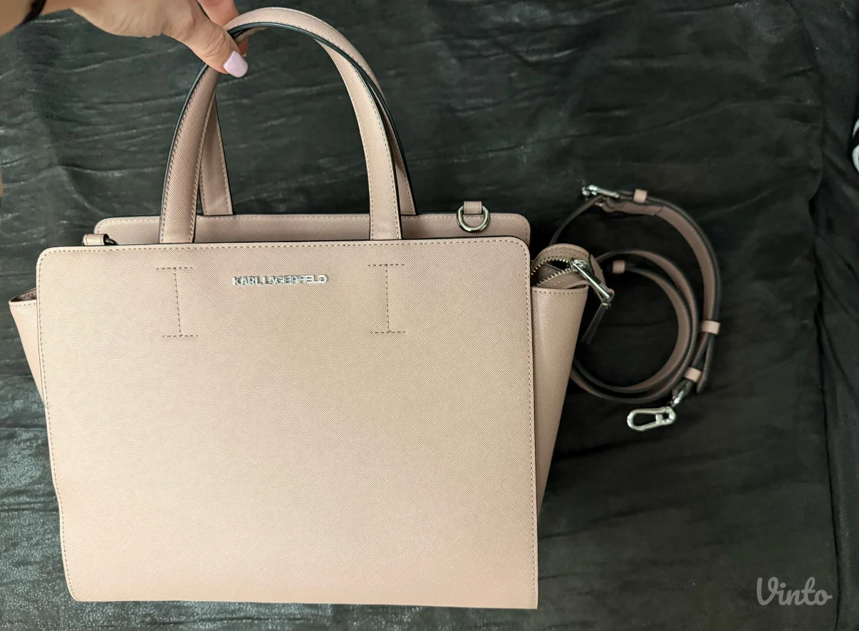 Karl Lagerfeld roze torba