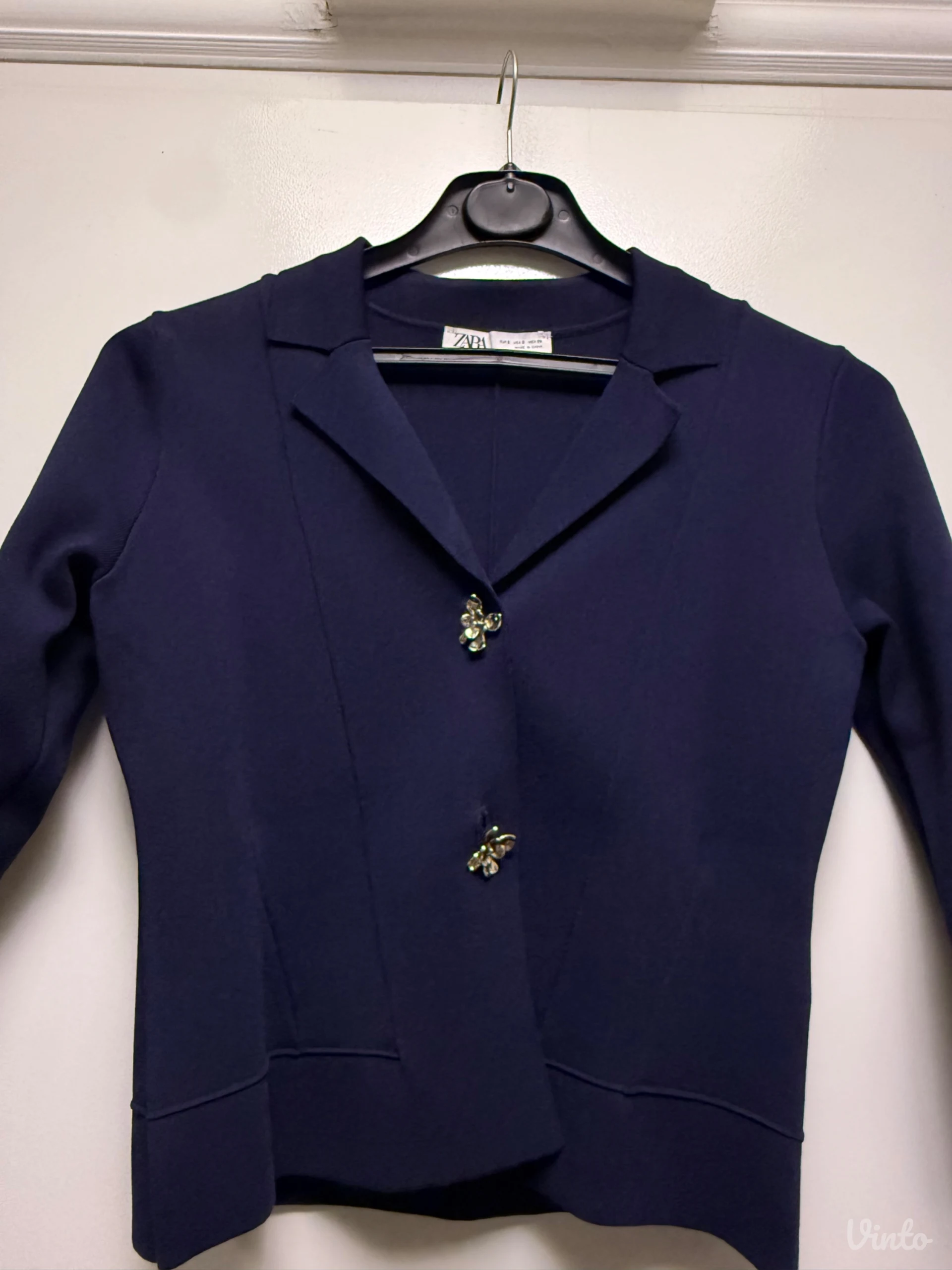 Zara kardigan navy blue