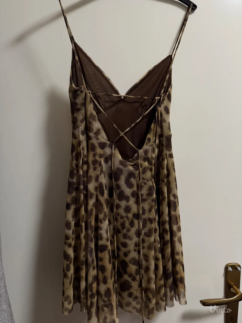 Zara letnja haljinica animal print