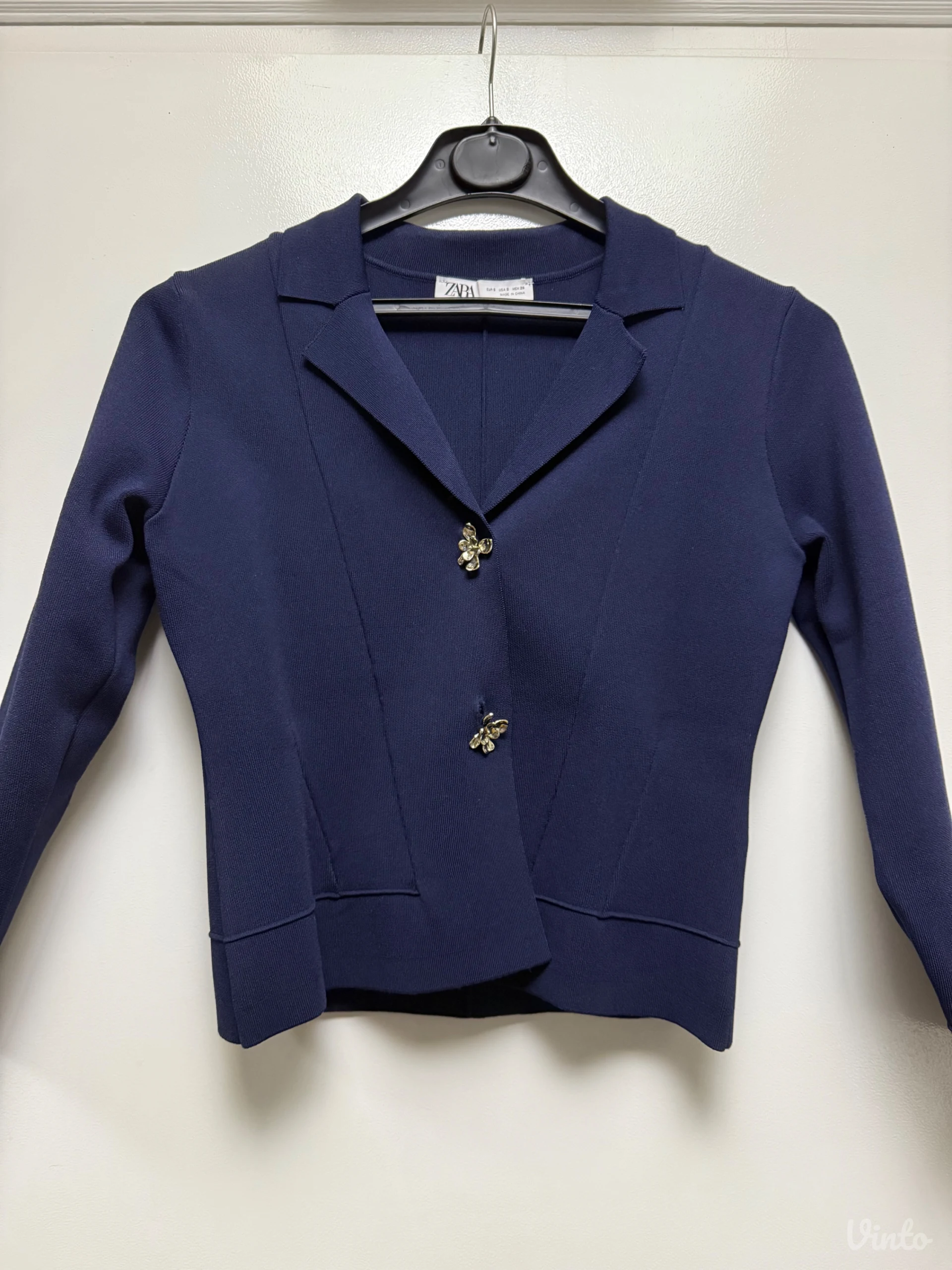Zara kardigan navy blue