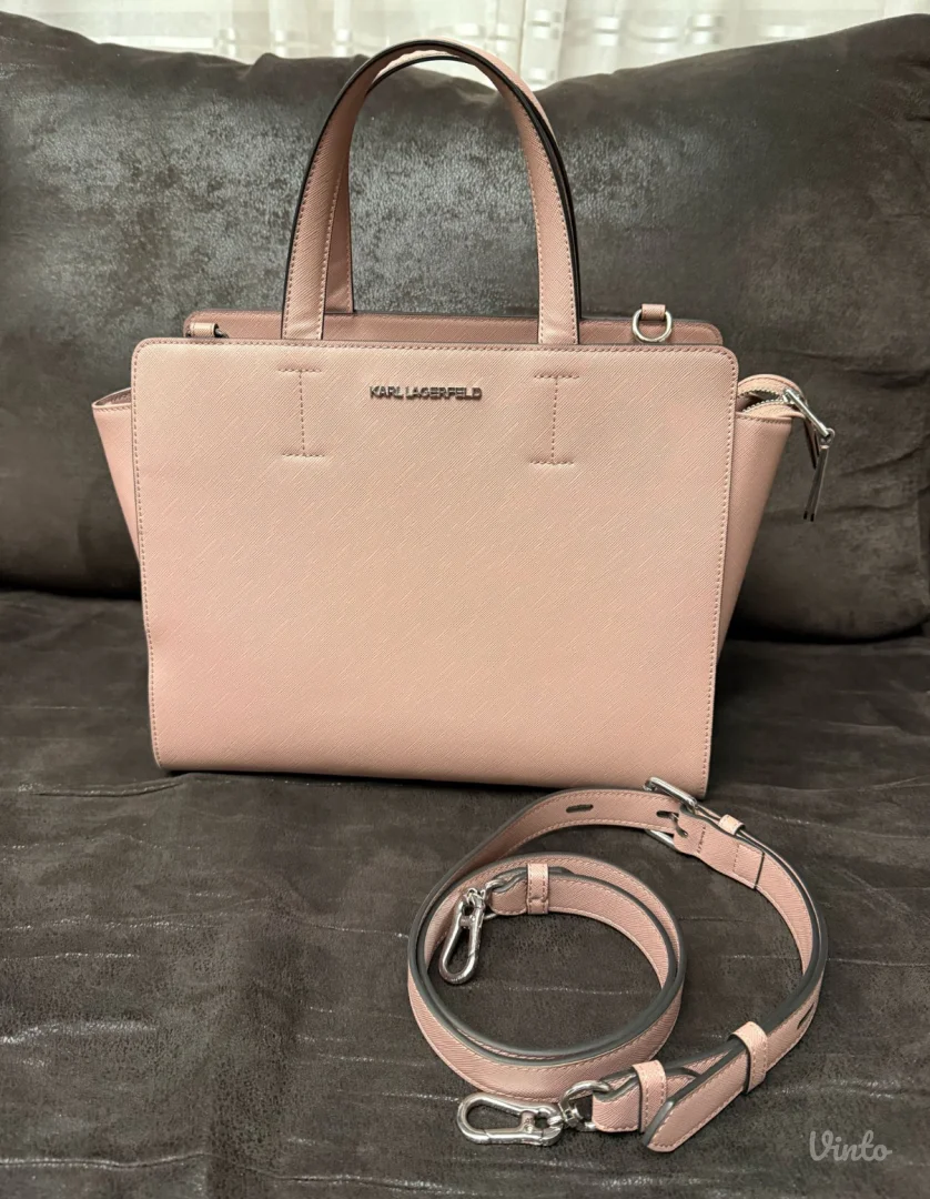 Karl Lagerfeld roze torba