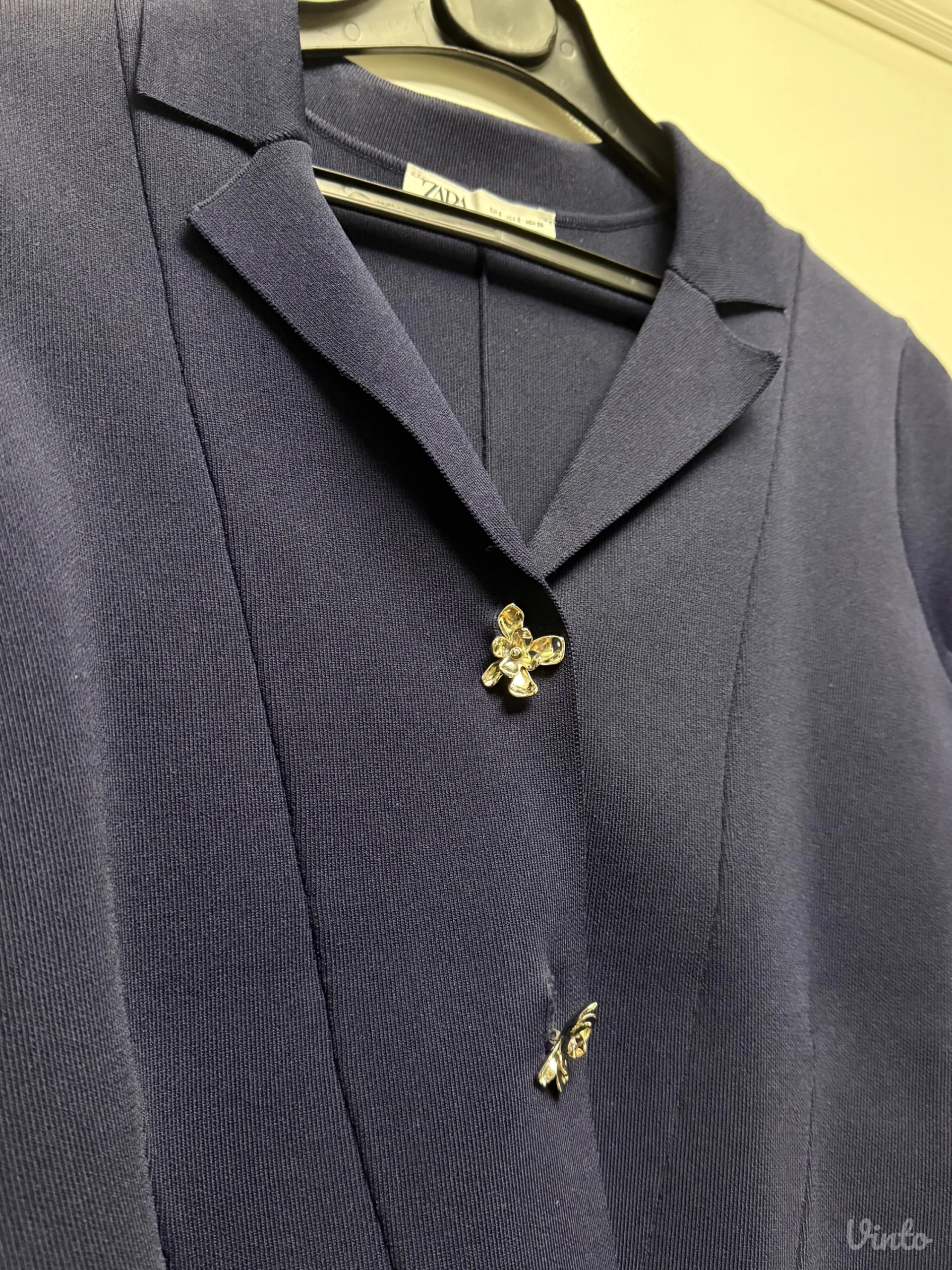Zara kardigan navy blue