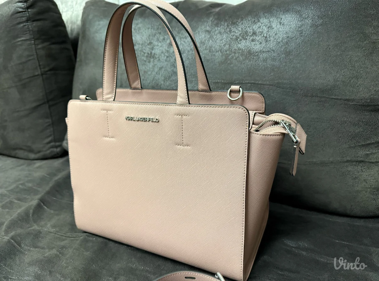 Karl Lagerfeld roze torba