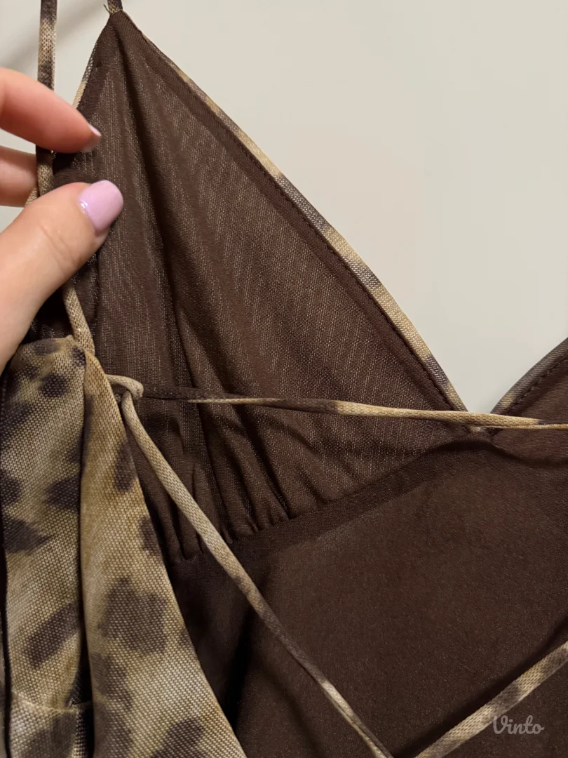 Zara letnja haljinica animal print