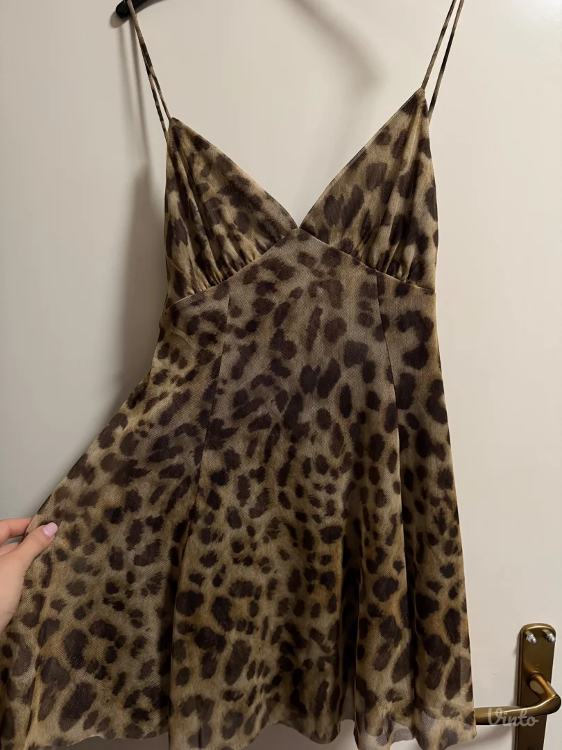 Zara letnja haljinica animal print