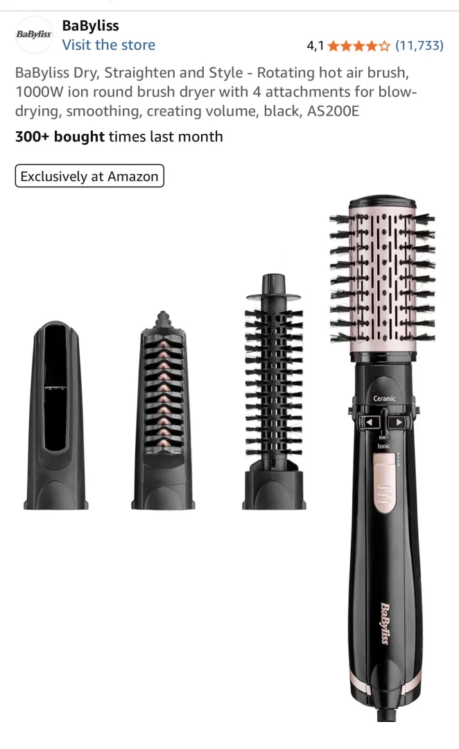 Babyliss rotirajuca cetka za kosu