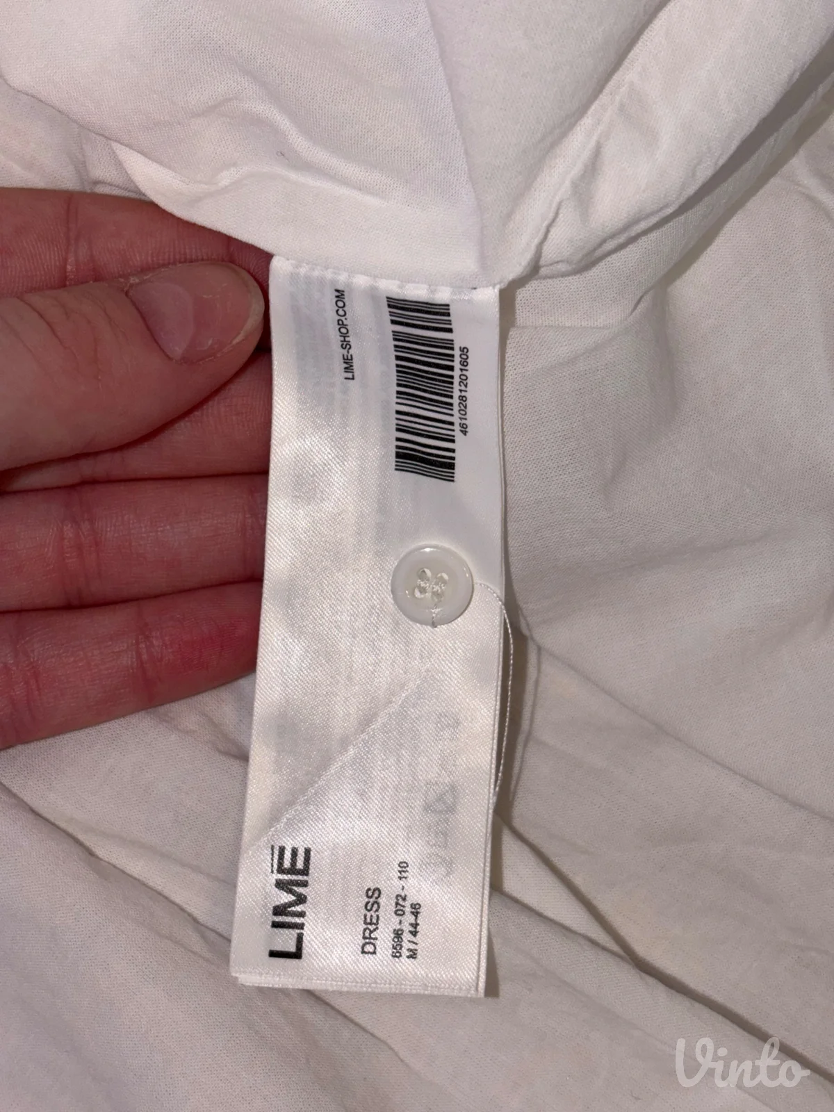 Lanena mini haljina, M