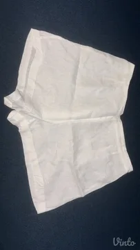 Zara laneni šorts, M