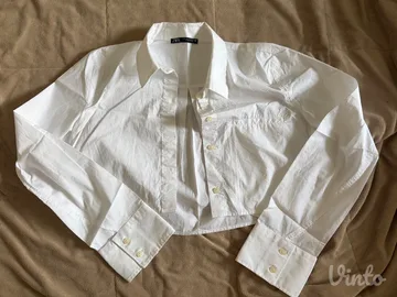 Zara crop-top košulja, M