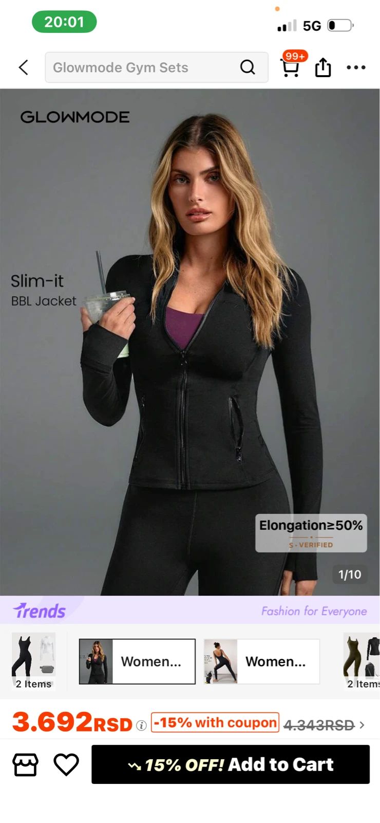 Glowmode - define bbl jacket XS