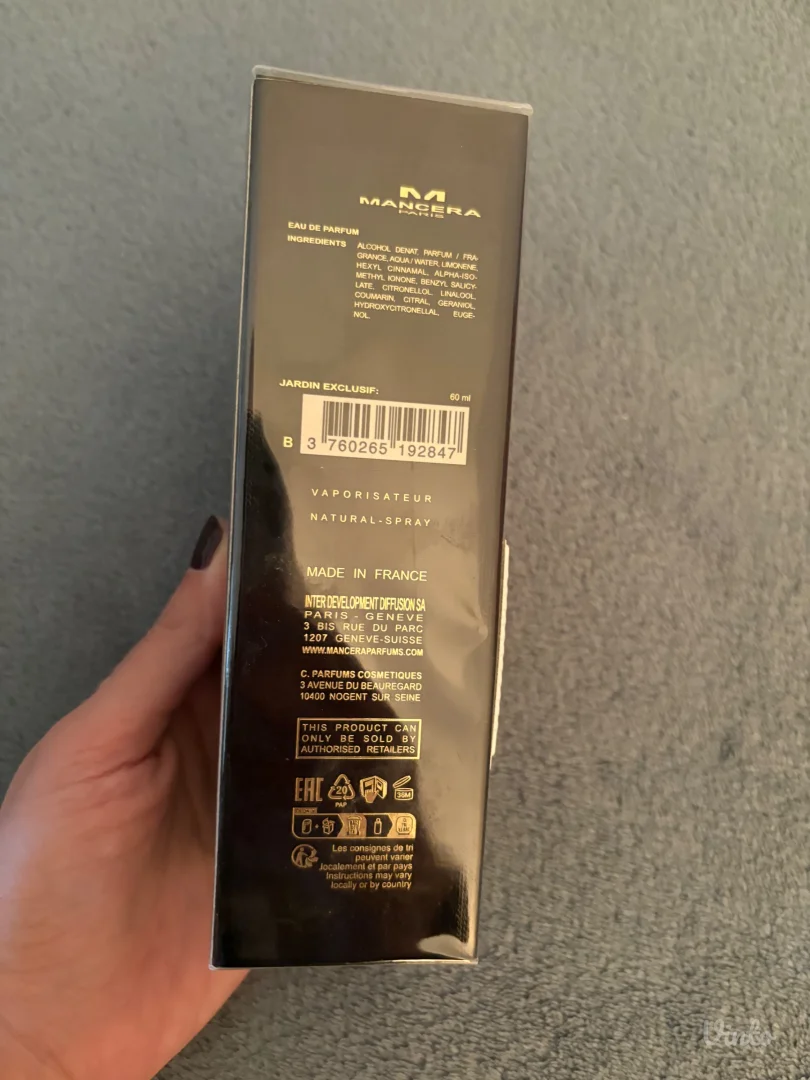 Mancera Jardin Exclusif 60ml Parfem