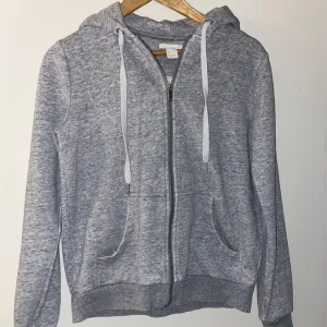 Ženski sivi duks na rajferšlus, H&M, S veličina