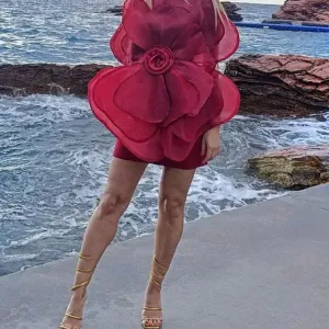 Haljina sa 3d cvetom