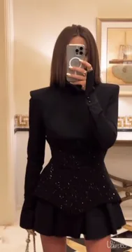 Elegantna crna haljina