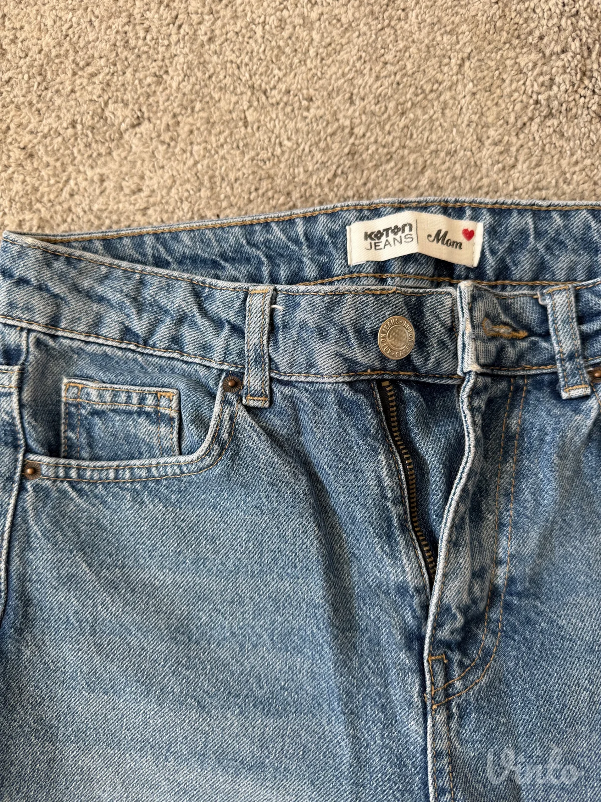 Mom pants farmerice