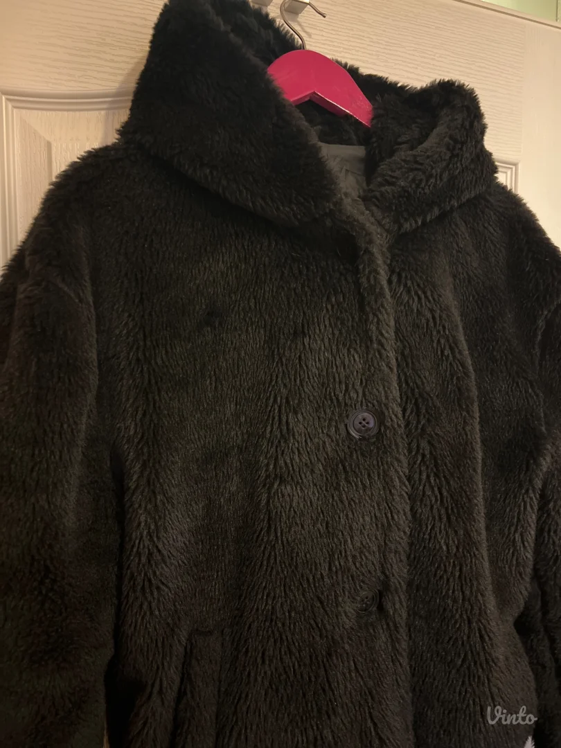 Crna Ženska Jakna Teddy