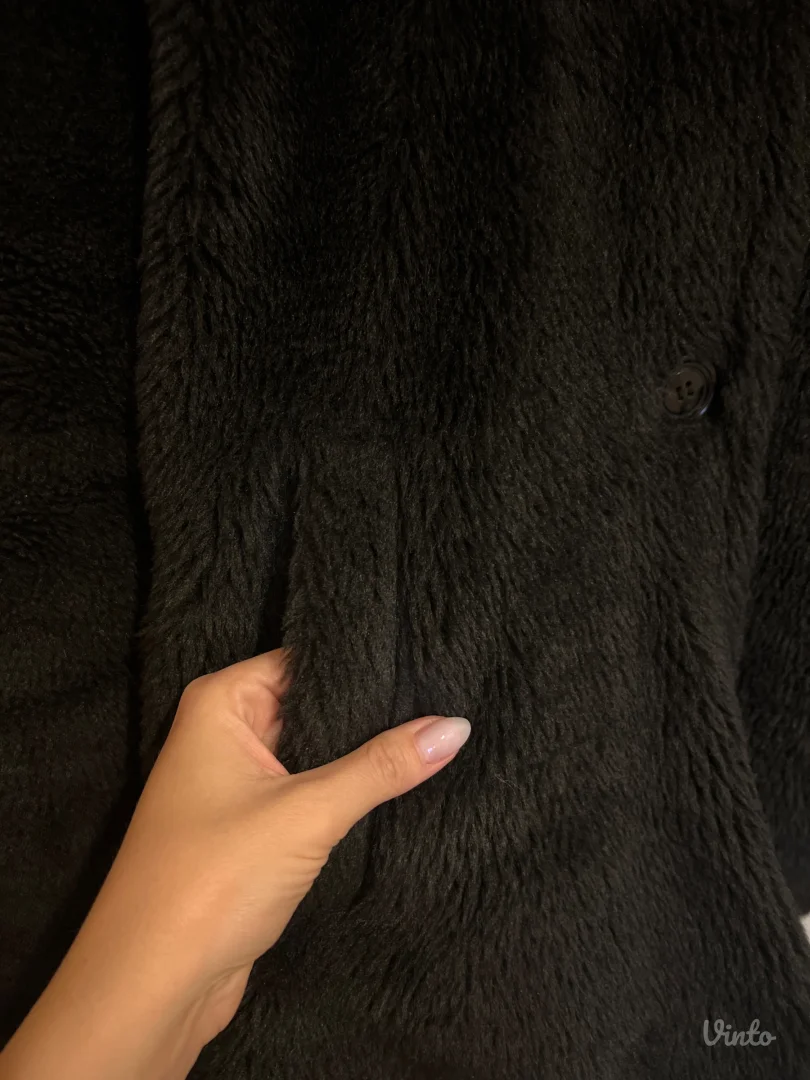 Crna Ženska Jakna Teddy