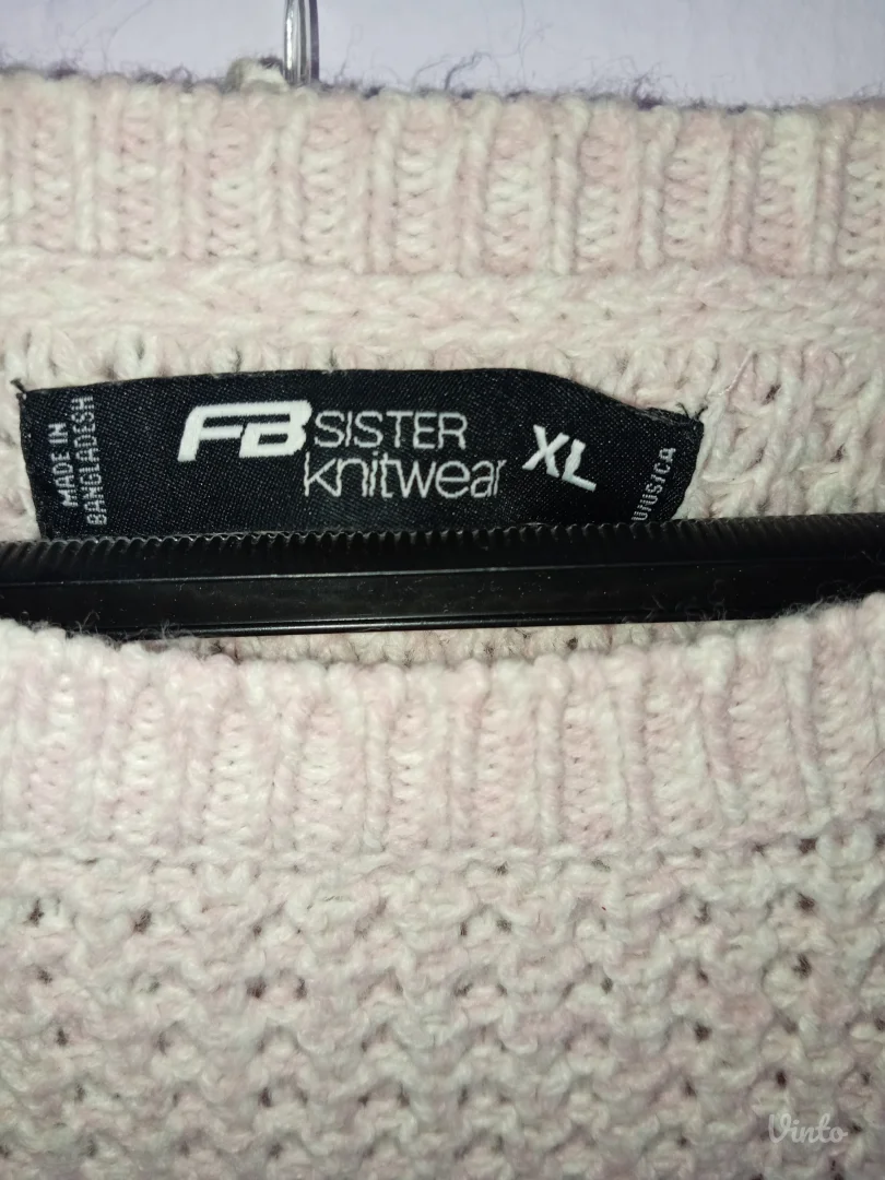 New Yorker- Roze džemper sa aplikacijom -maca