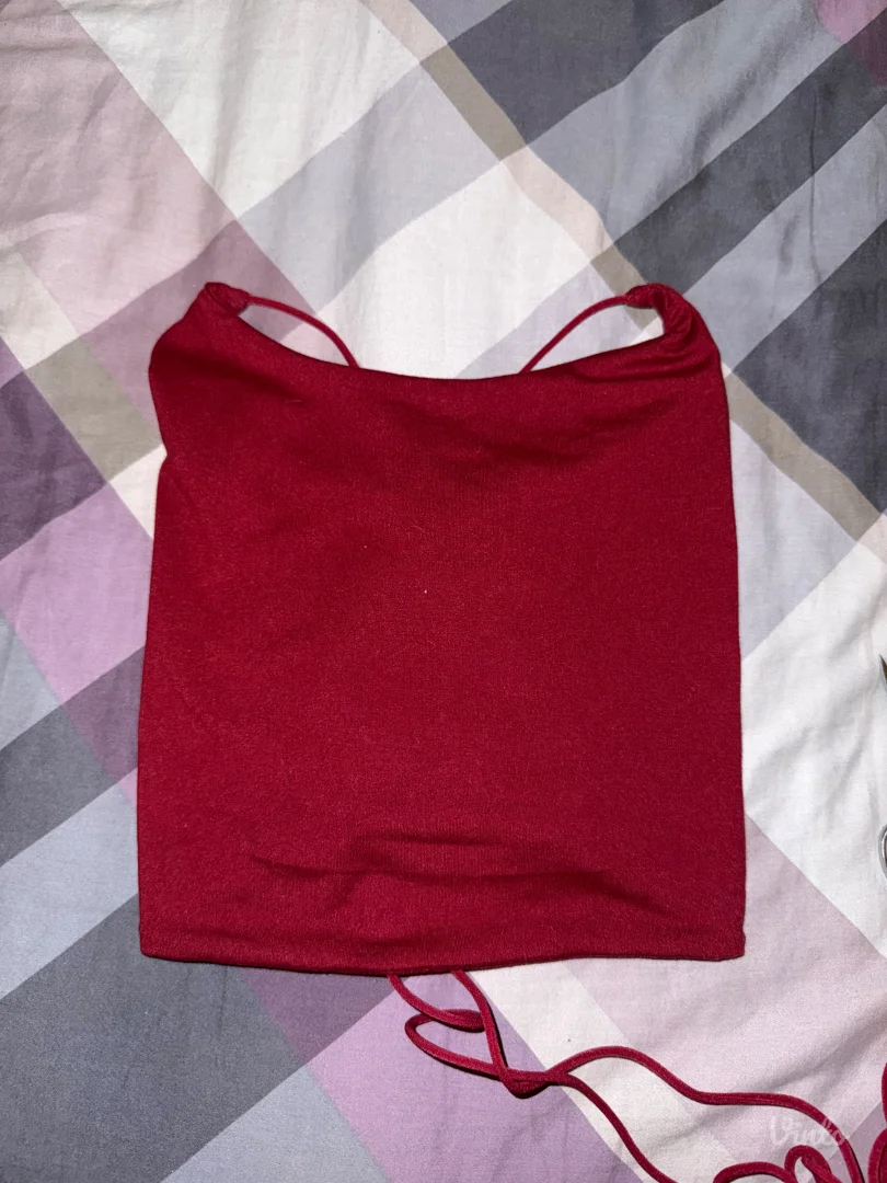 Croptop bordo majica