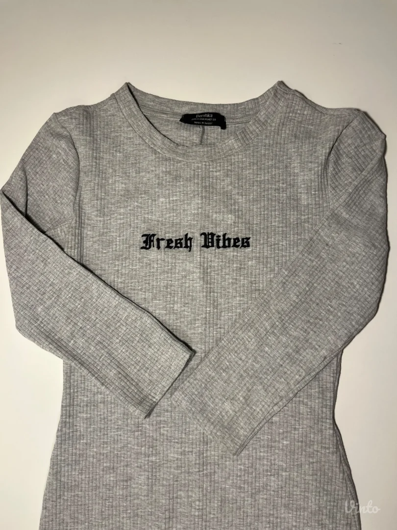 Bershka - siva haljina