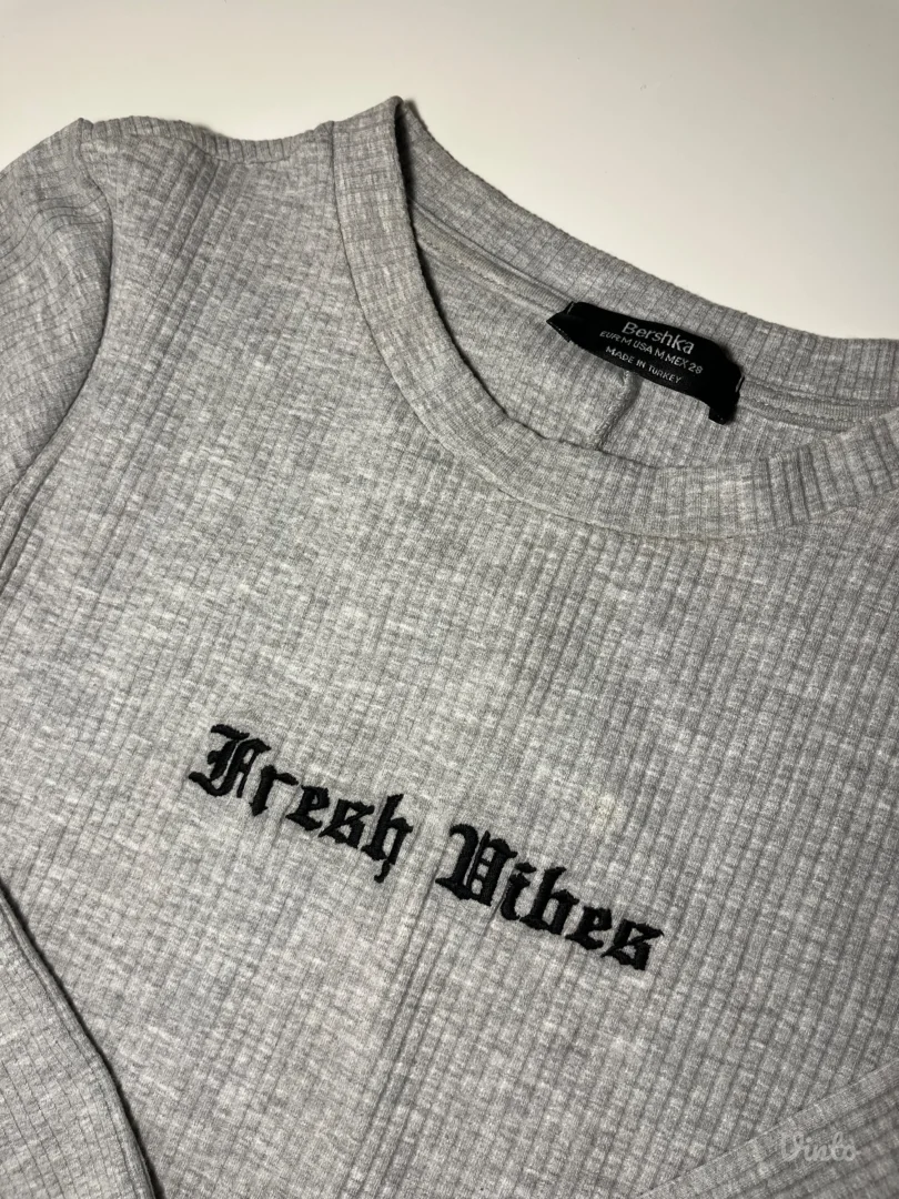 Bershka - siva haljina