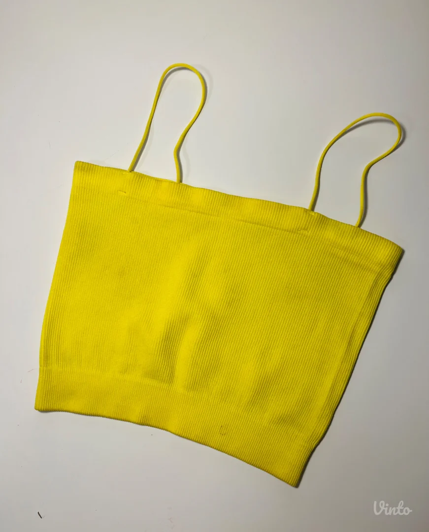 Žuta letnji top na bretele