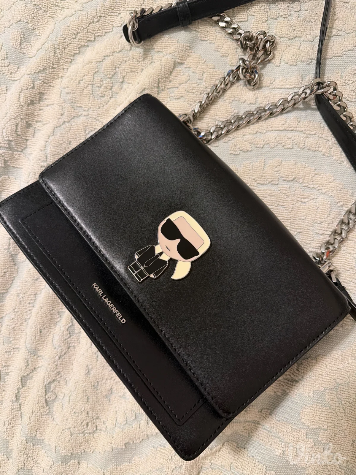 Karl Lagerfeld original torbica – crna