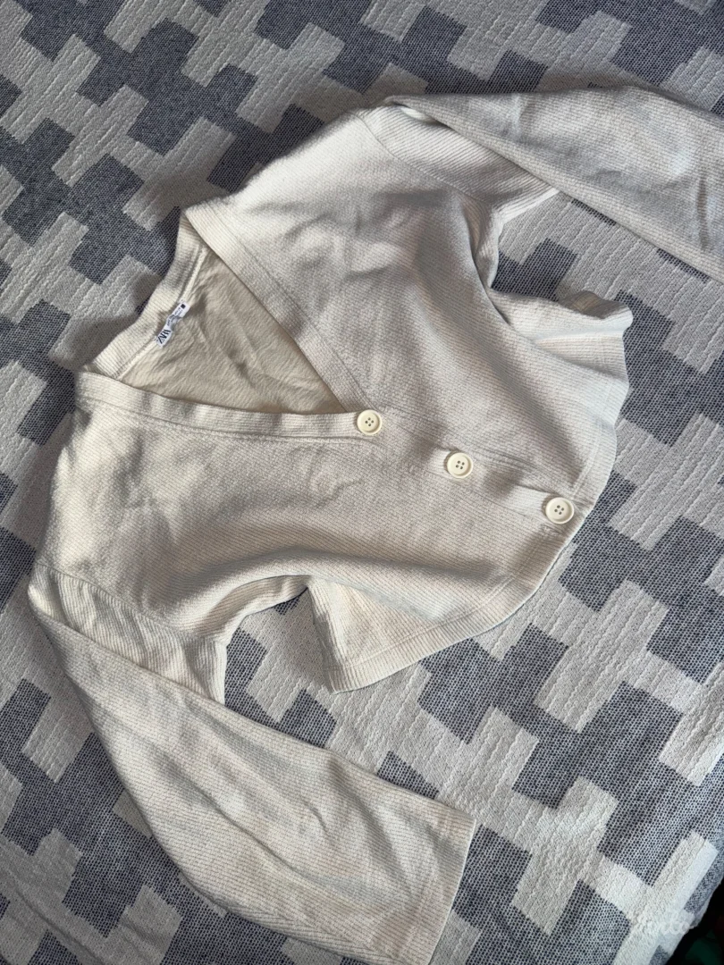 Zara crop top kardigan