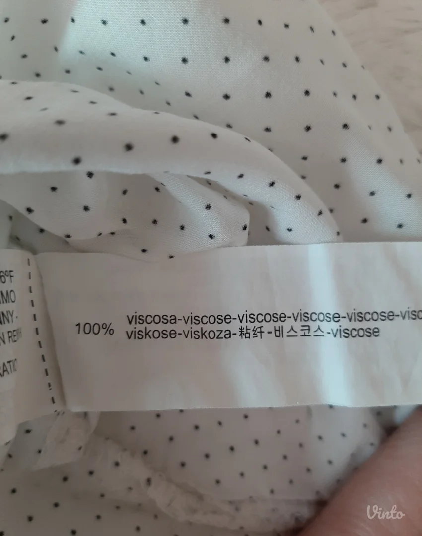 Stradivarius kosulja na tufnice od viskoze