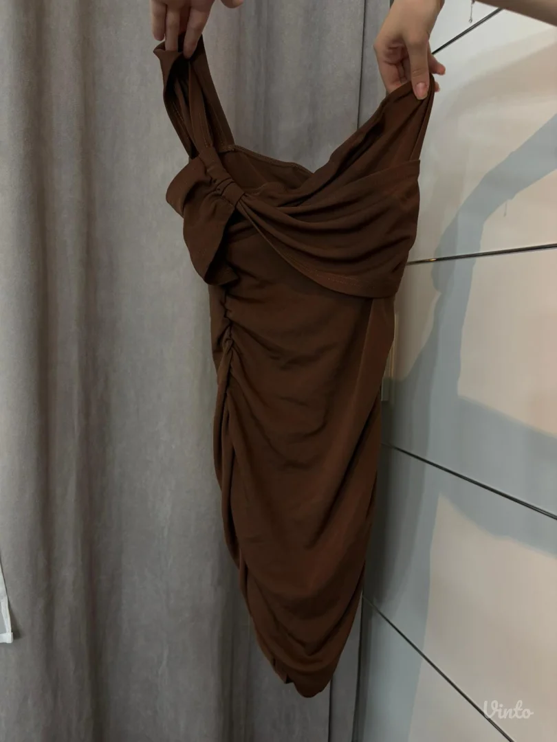 Braon haljina - shein