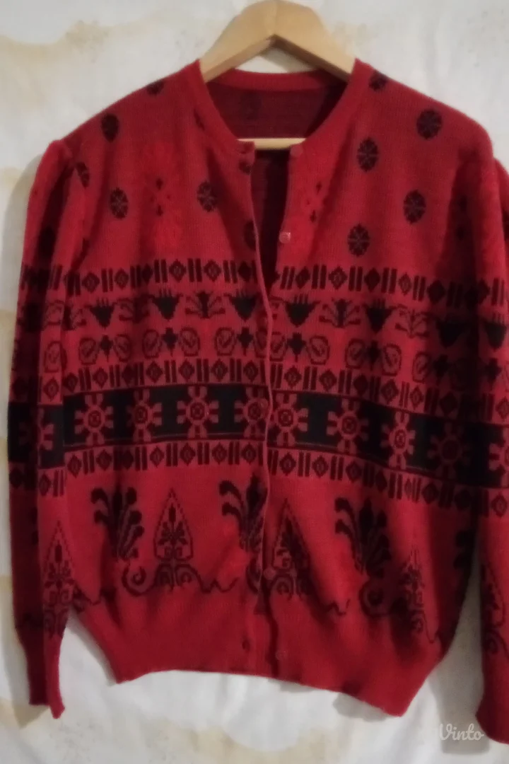 Vintage džemper na kopčanje