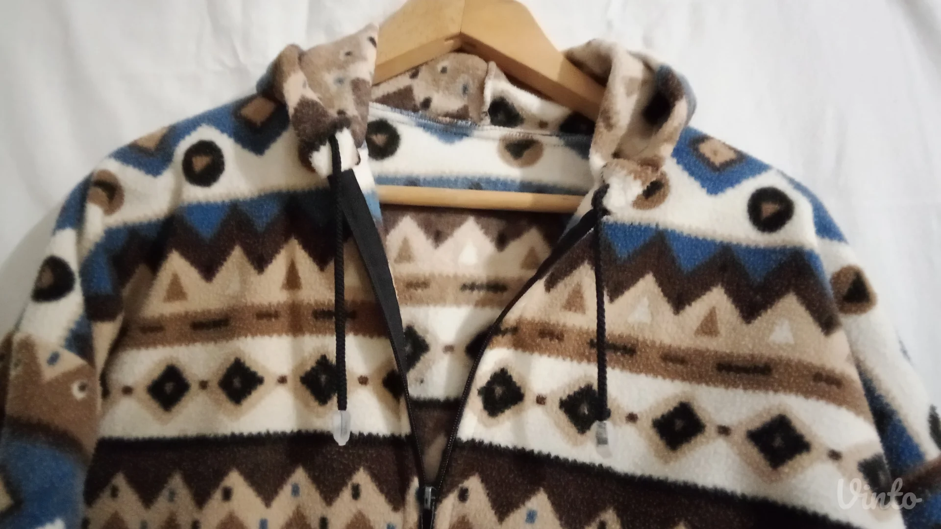 Ćebasti vintage duks jakna