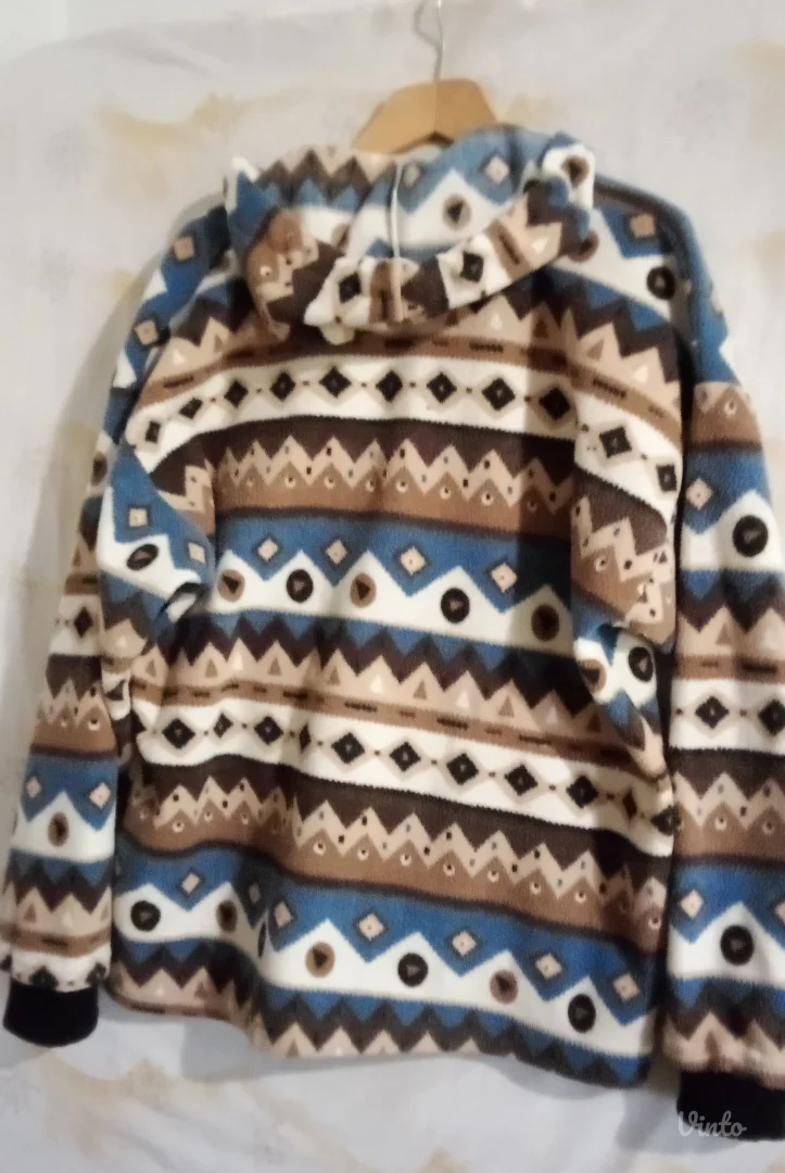 Ćebasti vintage duks jakna