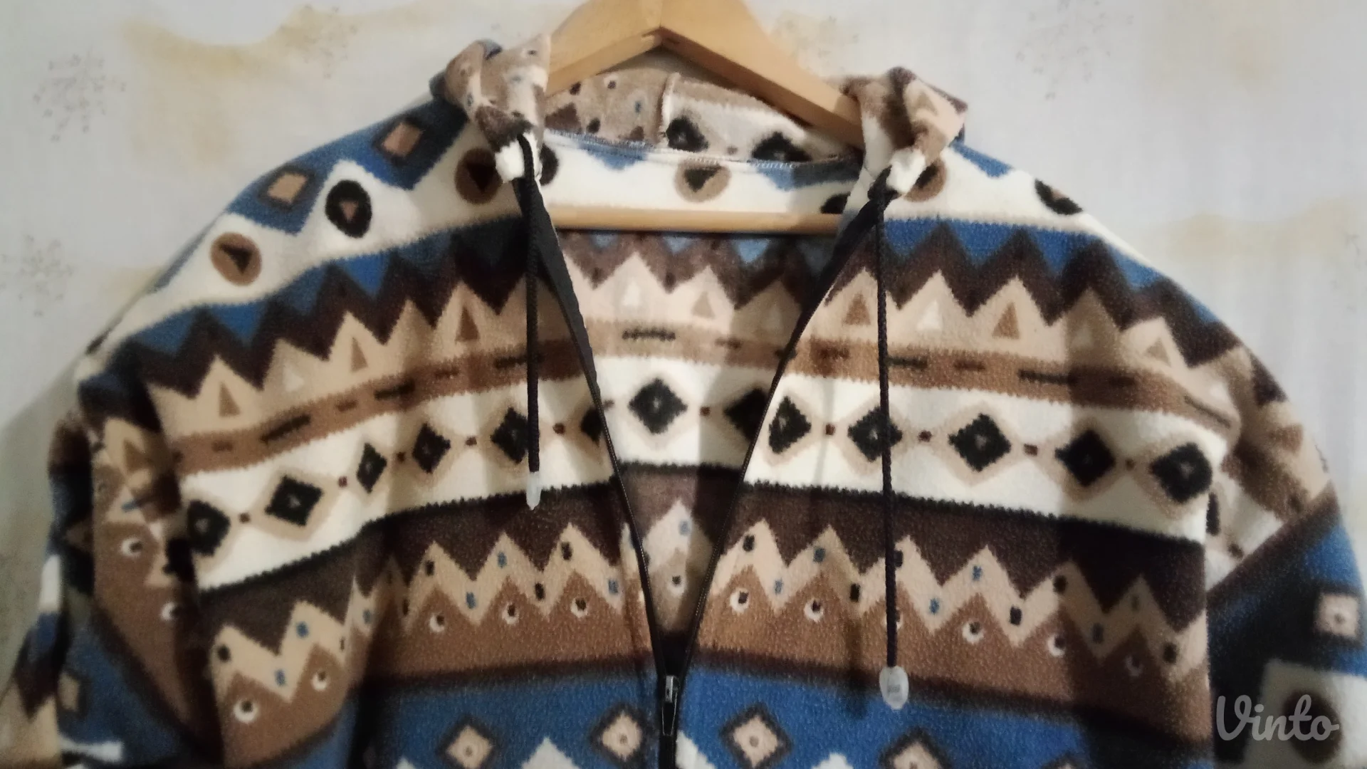 Ćebasti vintage duks jakna