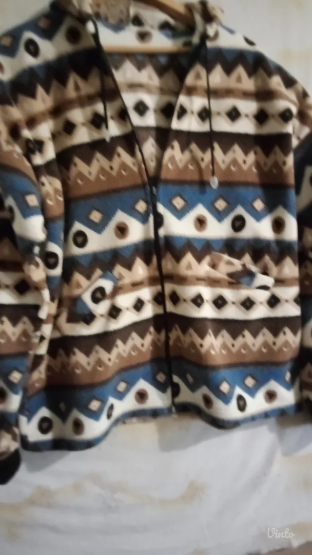 Ćebasti vintage duks jakna