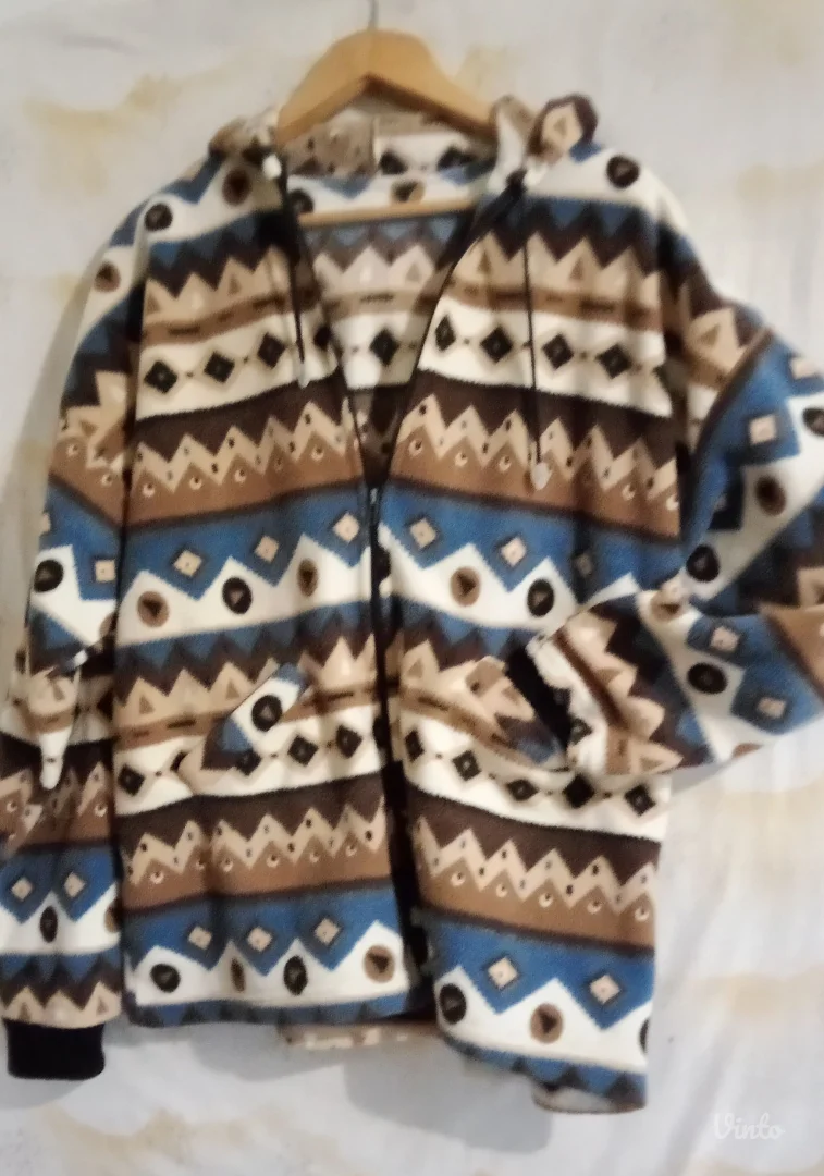 Ćebasti vintage duks jakna