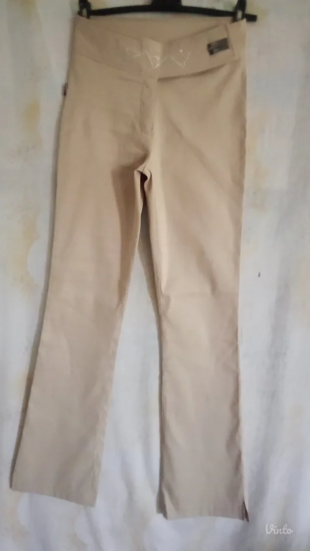 Krem letnje pantalone