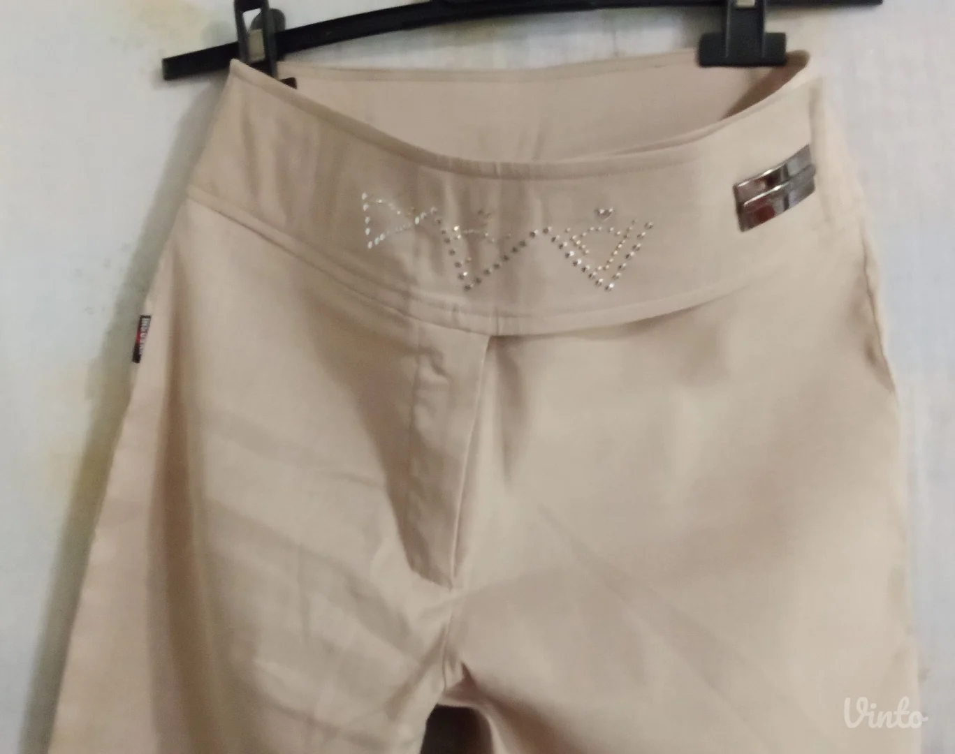 Krem letnje pantalone