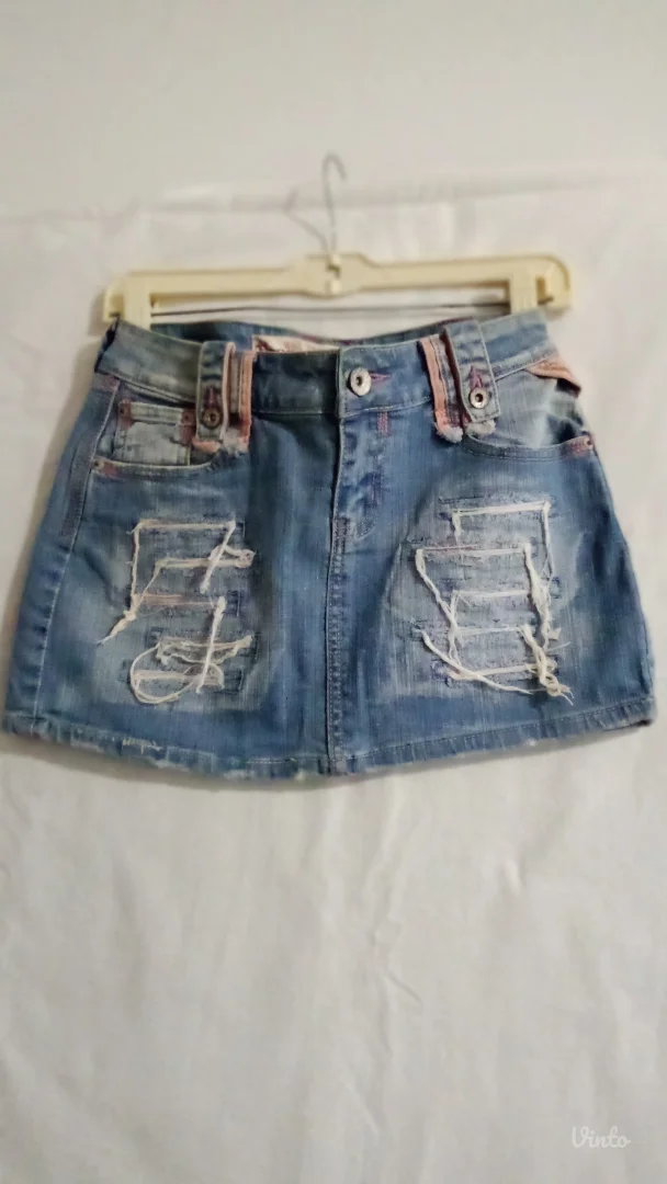 Teksas mini suknjica