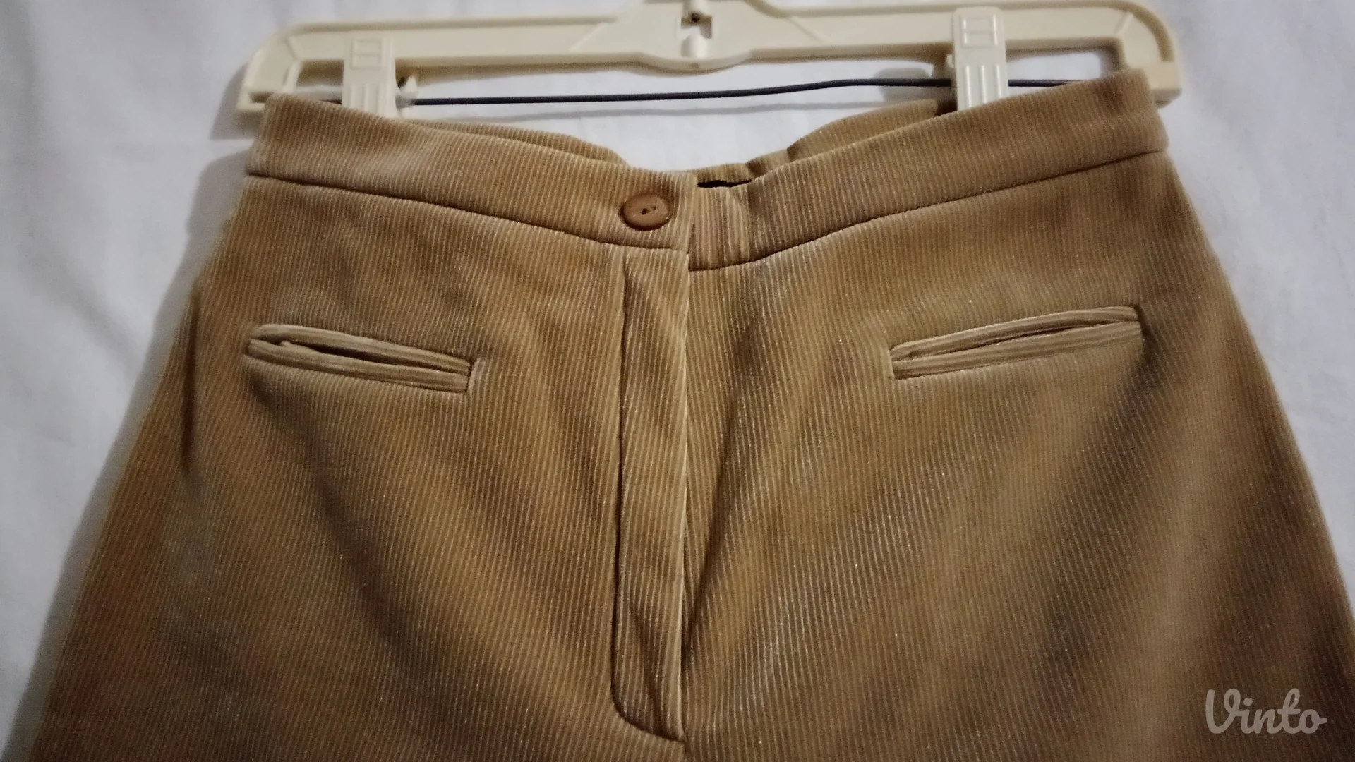 Nove - rebraste somot pantalone