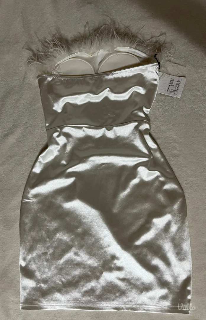 Saten haljina uni. NOVA!