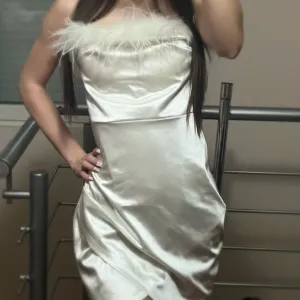 Saten haljina uni. NOVA!